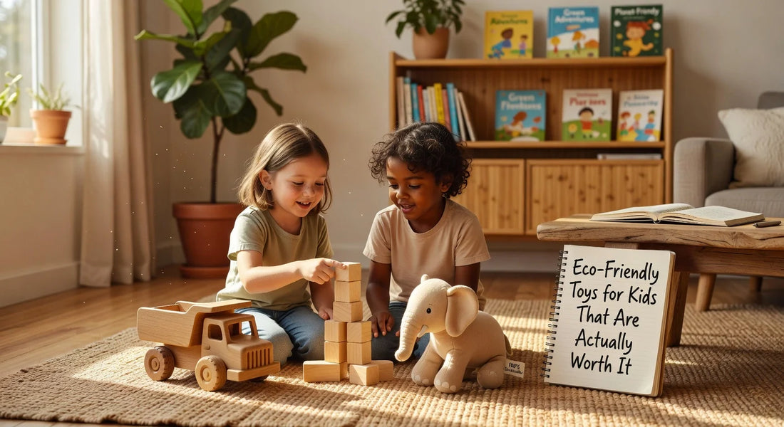 Professional header image for list-based article: Eco-Friendly Toys for Kids That Are Actually Worth It
