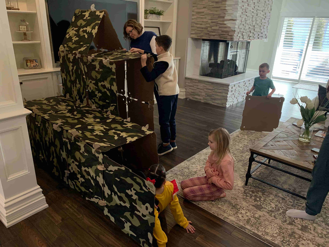 More Than Just Play - The Benefits Of Building a Play Fort With Your Kids