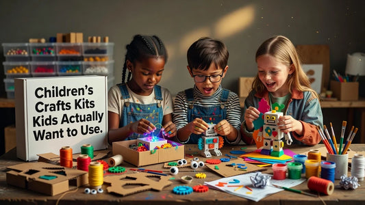 Professional header image for list-based article: Children's Crafts Kits Kids Actually Want to Use