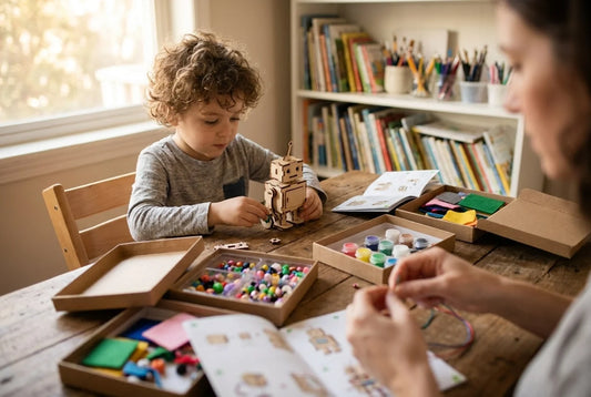 Professional header image for list-based article: Children's Craft Kits That Spark Real Creativity: A Paren...