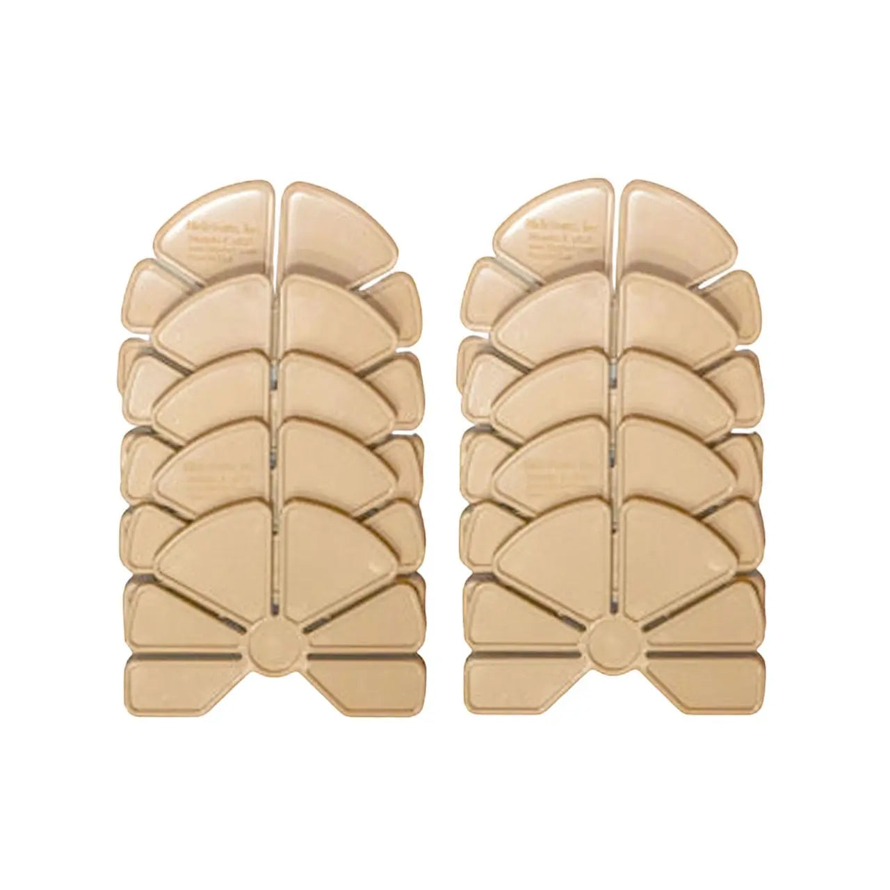 Cardboard play fort kit connectors(12)  in beige color.  For use with Kidz Forts fort building kits and compatible with Make A Fort Explorer kit and Minecraft kits.