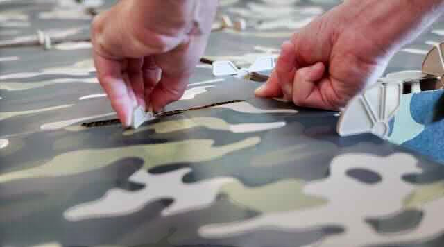 Kidz Forts Commando Kids Play Fort Kit with camouflage pattern and twist-lock connectors.