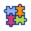 GIF of puzzle pieces coming together.