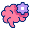 GIF of a gear spinning in a brain.